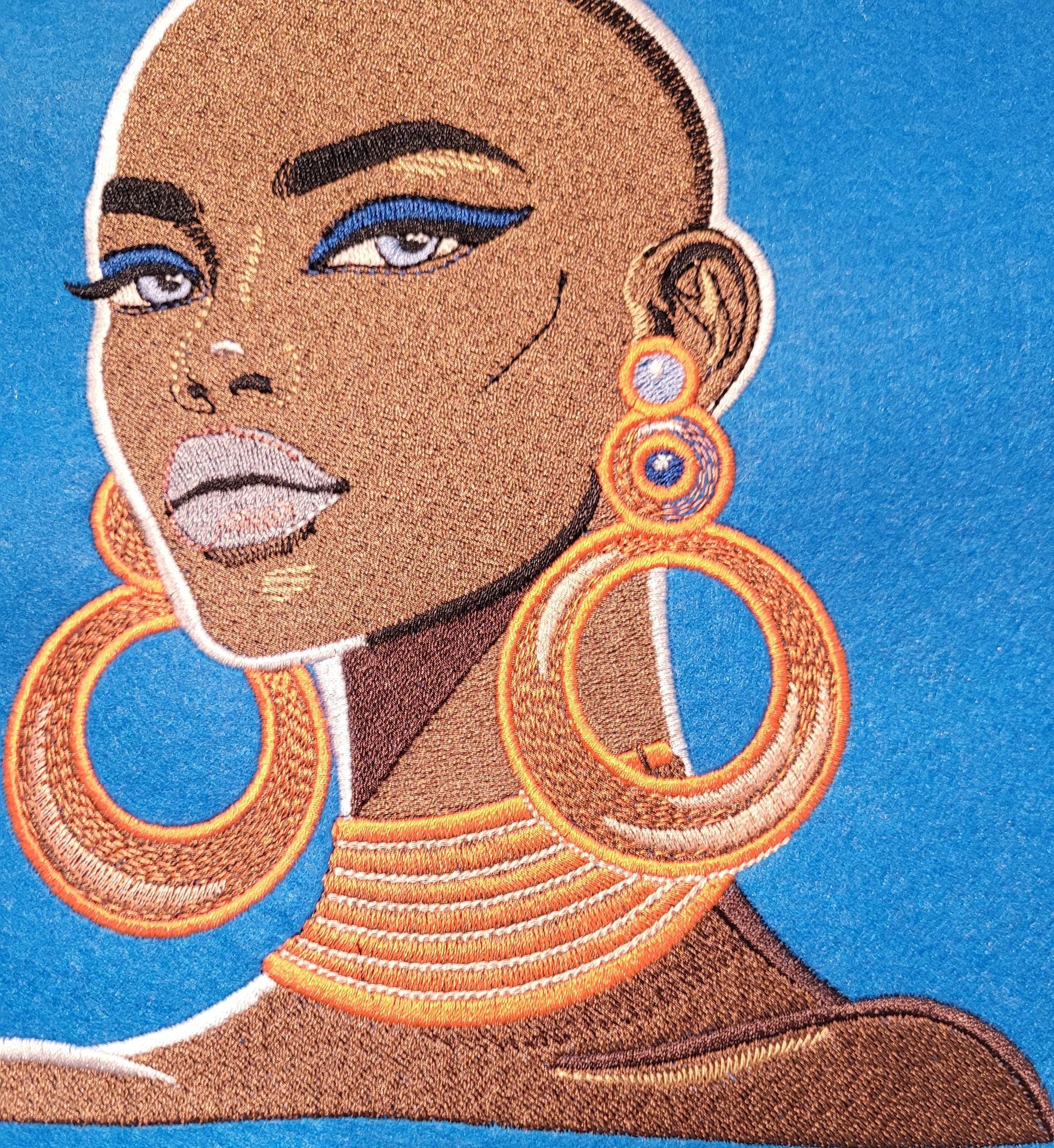 Black Woman, Afrocentric Patches, African American Iron- on Women Patches, Black Girl Magic, African American Female Patches,