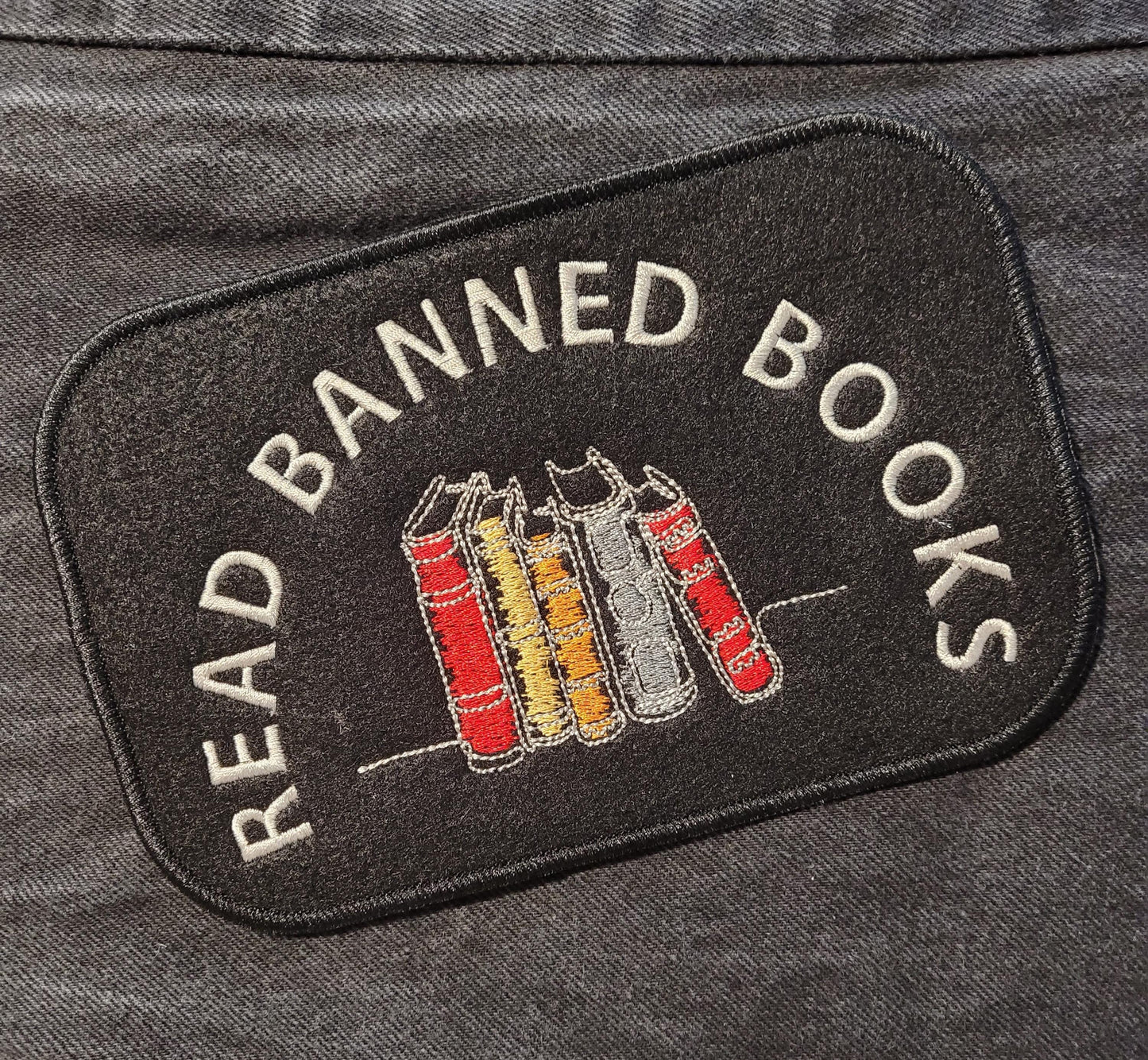 Read Banned Books, Censorship Free Patch, Rebel Reader, Resist Censorship