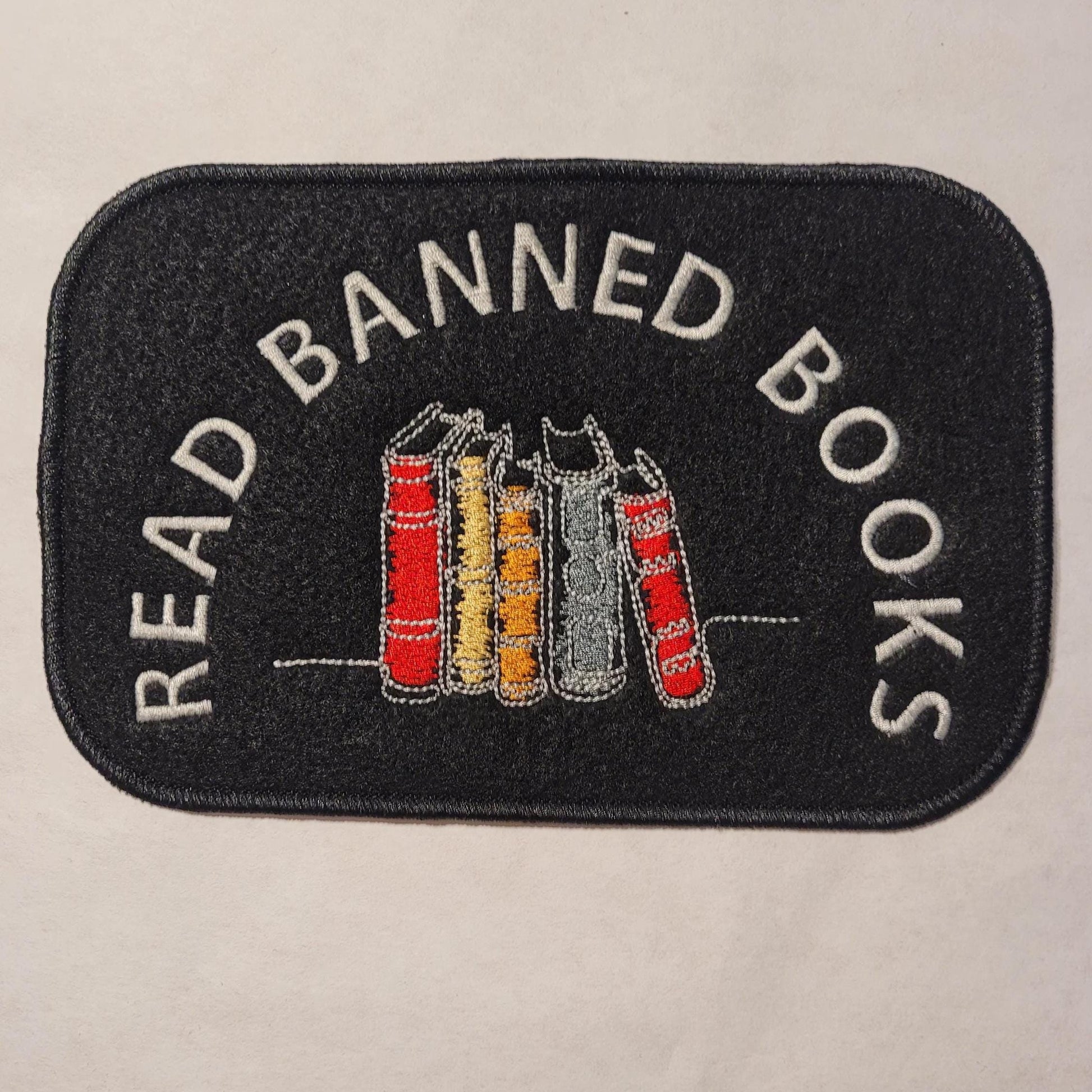 Read Banned Books, Censorship Free Patch, Rebel Reader, Resist Censorship