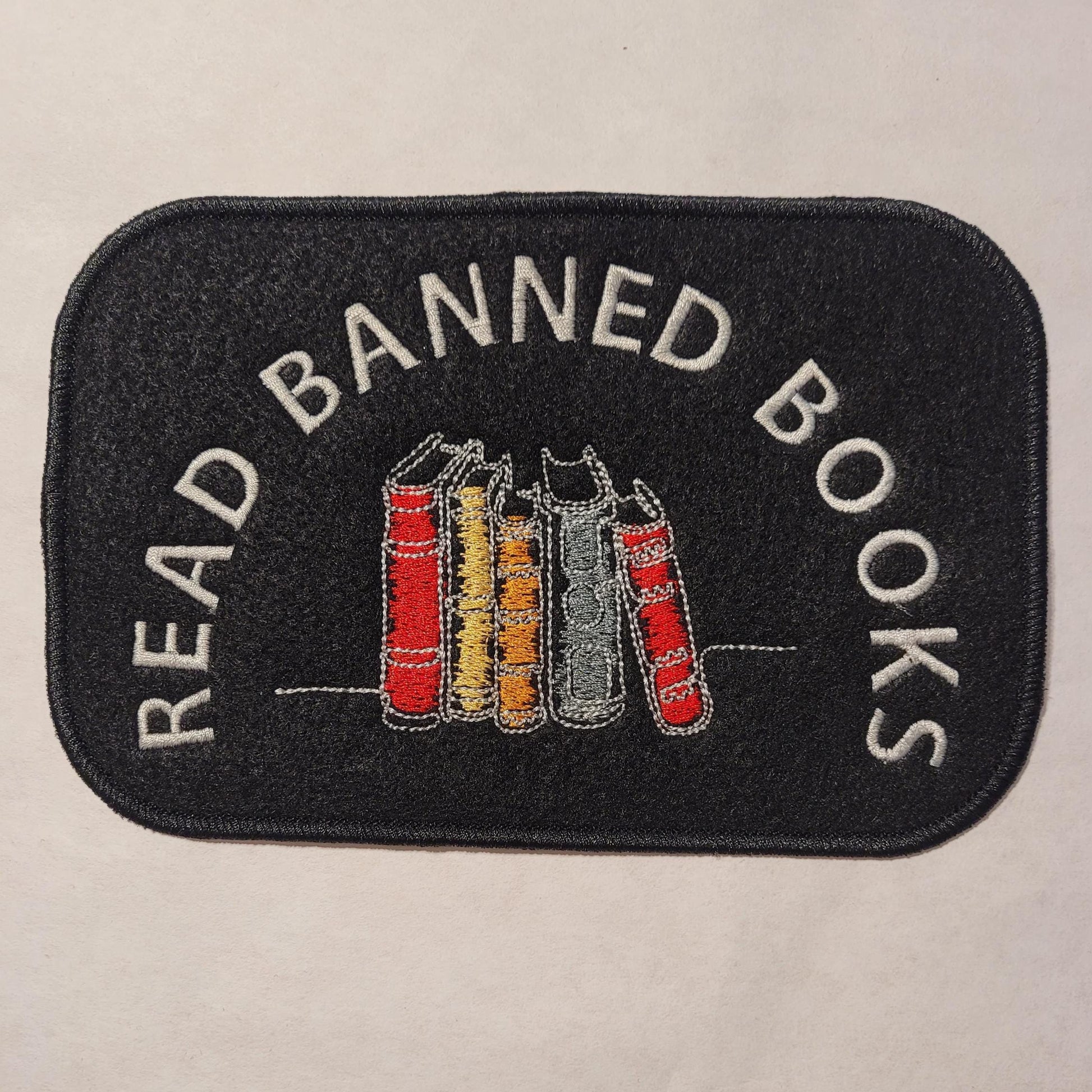 Read Banned Books, Censorship Free Patch, Rebel Reader, Resist Censorship