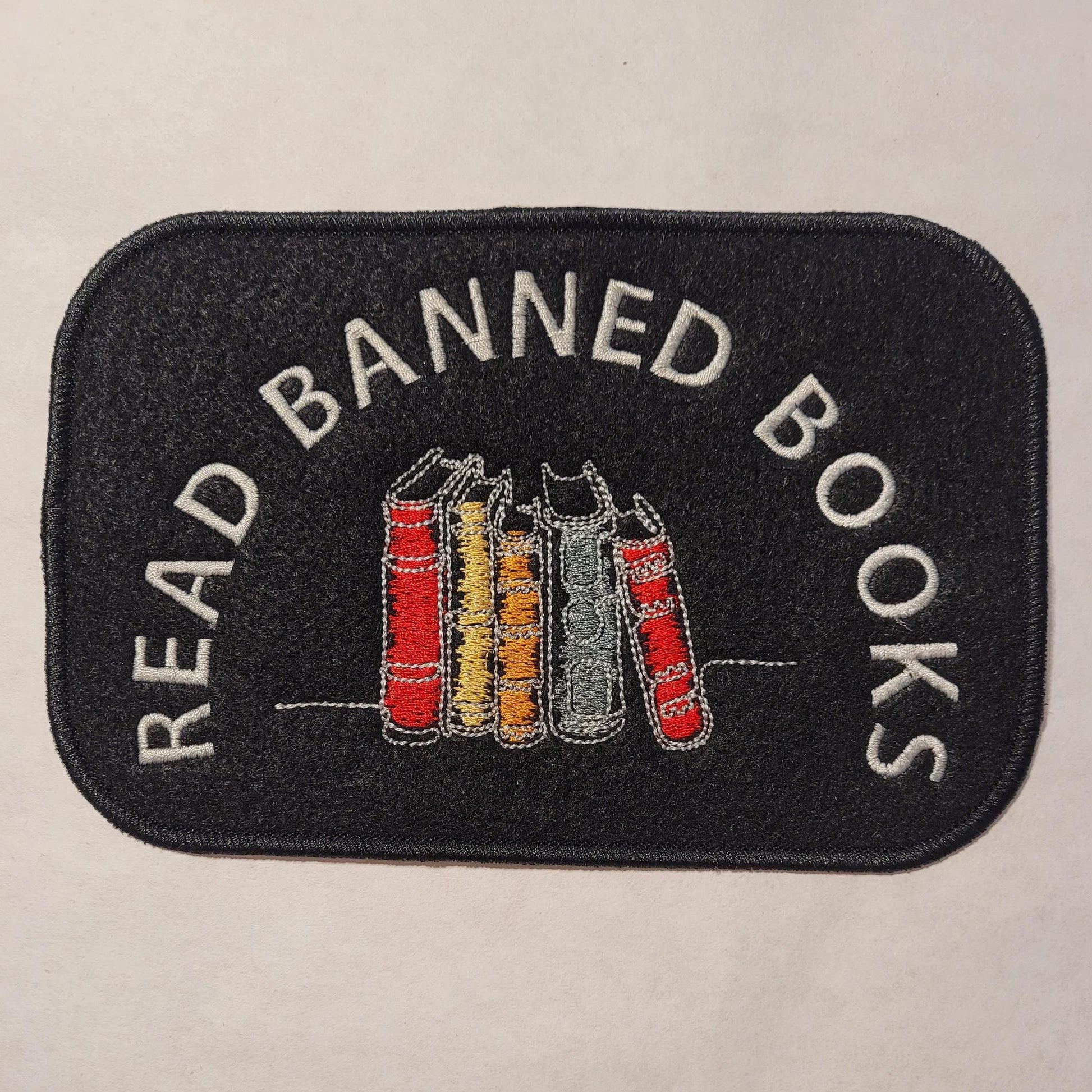 Read Banned Books, Censorship Free Patch, Rebel Reader, Resist Censorship