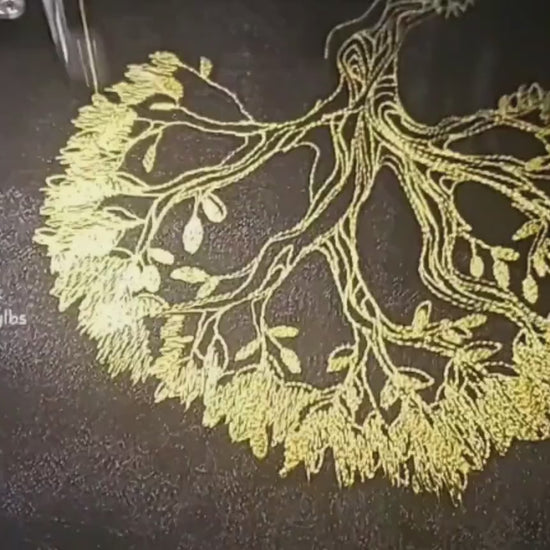 Skull Lace on Fabric. Skull Lace Applique, Embroidered, Vintage, Skeleton, Goth Style, Halloween, Horror, Spooky Season, Trick or Treat