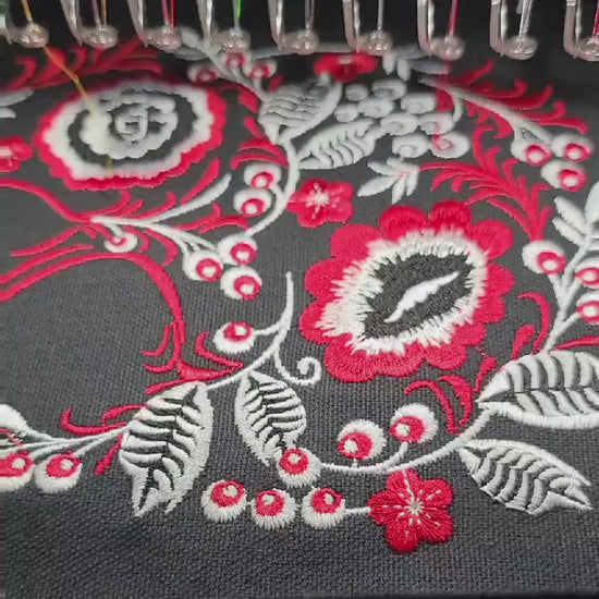 Skull - Embroidery Floral Skull - Sugar Skull, Lace, Skeleton, Patches, Jean Jackets, Bags, Horror patches for back jackets, Spooky Season